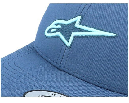 Alpinestar Ageless Popper Blue Baseball Cap - 1210 81030