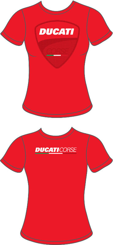 Official Ducati Corse Womans T'shirt - 17 36009