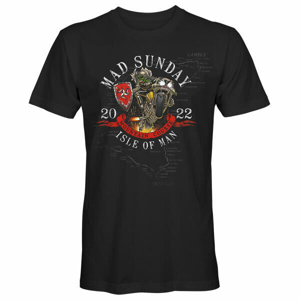 2022 Official Isle Of Man TT Races Mad Sunday T'shirt