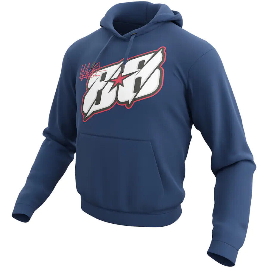 Official Miguel Oliveira 88 Blue Pull Over Hoodie - 103101028