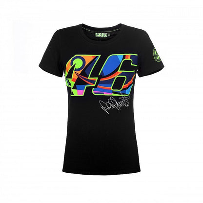VR46 Official Valentino Rossi Navy Womans T'Shirt - Vrwts 260804