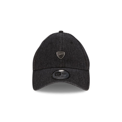 Official Ducati Corse Mini Logo Denim Black Casual Classic Cap - 60284558