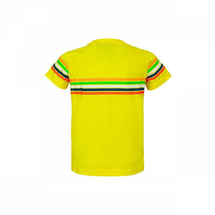 VR46 Official Valentino Rossi Kids Stripes T'Shirt - Vrkts 307901