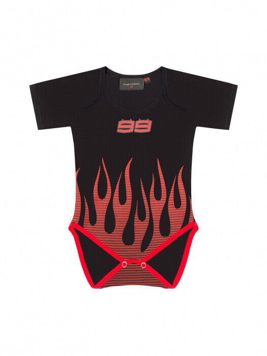 Official Jorge Lorenzo Flames Baby Romper - 19 81203