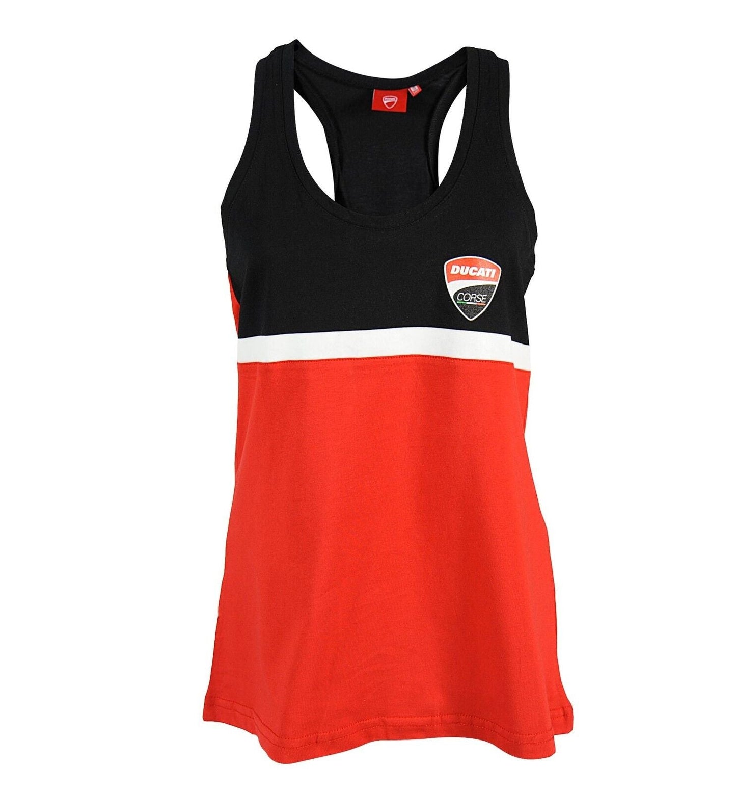 New Official Ducati Corse Womans Tank Top T'Shirt