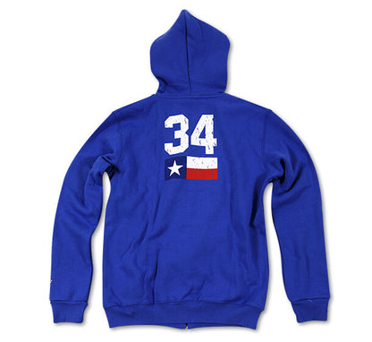 New Official Kevin Schwantz Blue Zip Up Hoodie