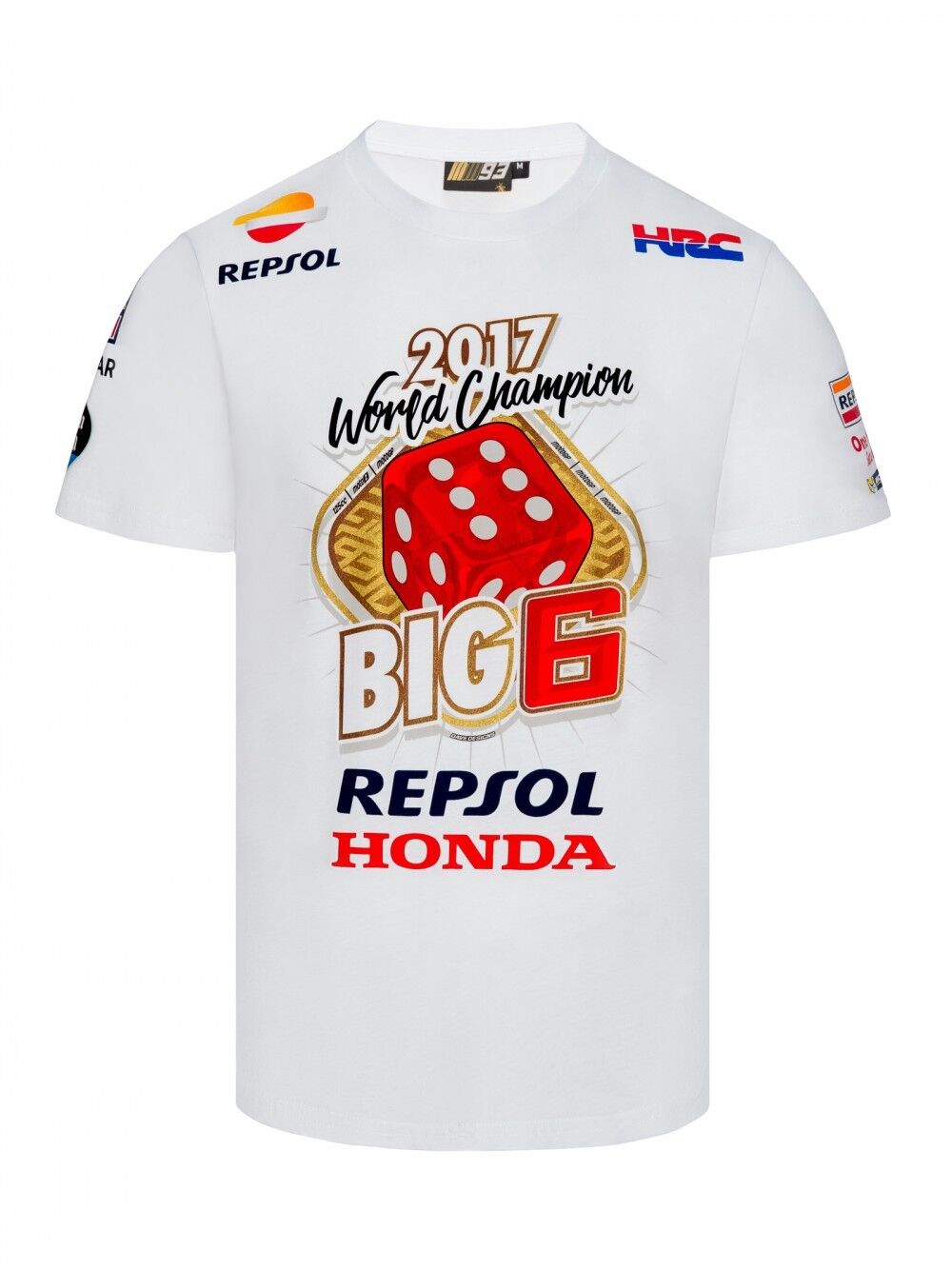 Marc Marquez 2017 MotoGP World Champion Big 6 Limited Edition T'shirt