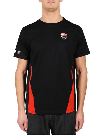 New Official Ducati Corse Black T'Shirt - 15 36001