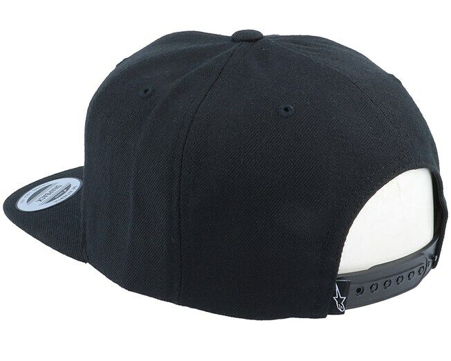 Alpinestar Bumper Flat Peak Black Baseball Cap - 1210 81110