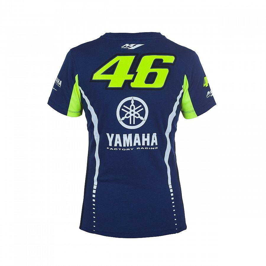 Official Valentino Rossi VR46 Dual Yamaha Womans T'shirt - Ydwts 272309