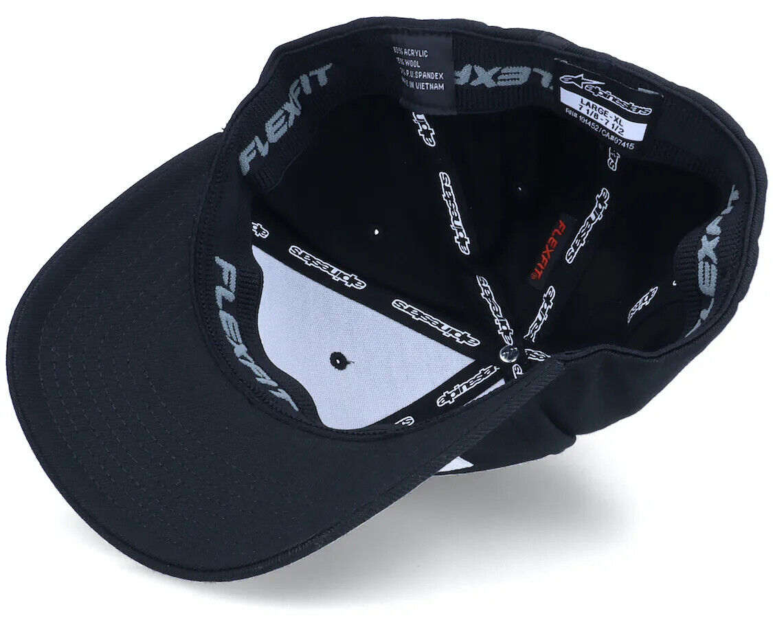 Alpinestars Reblaze Flexifit Black Baseball Cap -