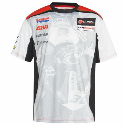 Official LCR Honda Takaaki Nakagami Team All Over Print T Shirt - 18LCRn-Aopt