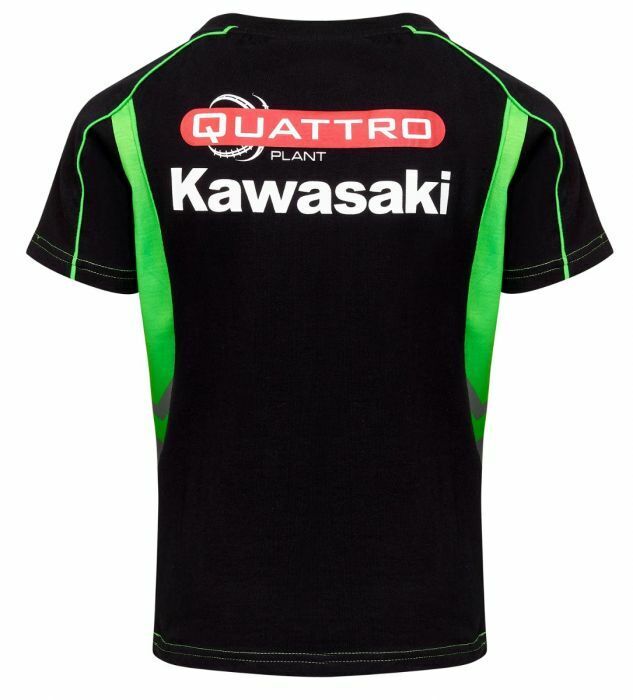 Official Quattro Plant Kawasaki Kid's Team T Shirt - 19Qk-Kt