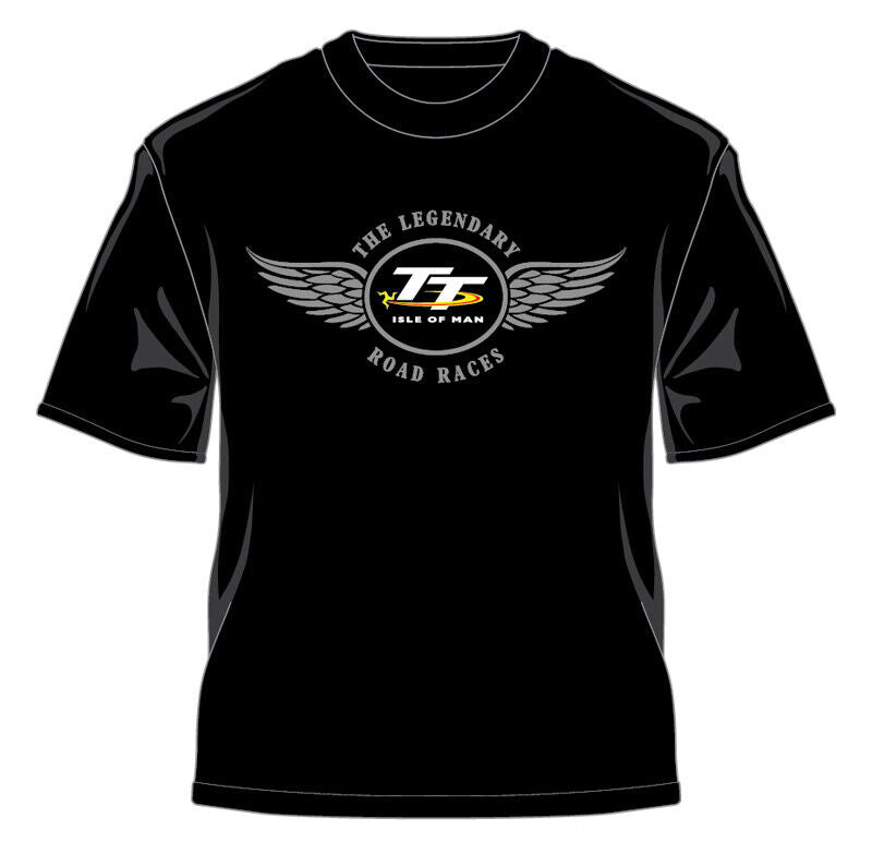 Official Isle Of Man TT Races Legendary Road Race Wing's T'shirt - 20Ats