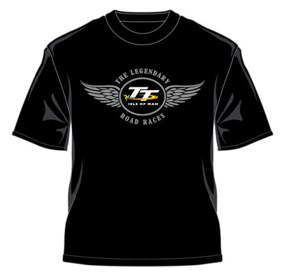Official Isle Of Man TT Races Legendary Road Race Wing's T'shirt - 20Ats