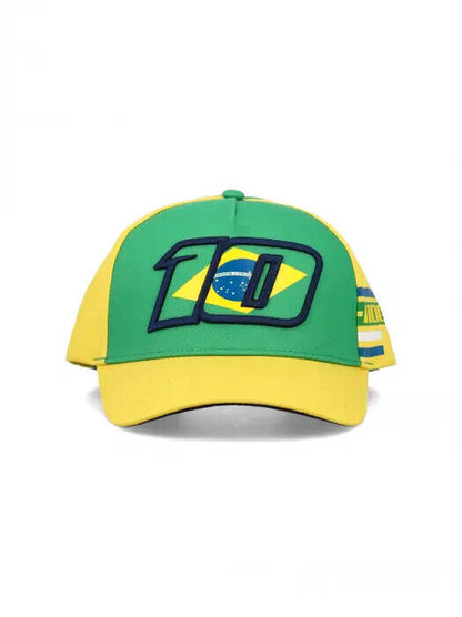 Official Diogo Moreira # 10 Flag Baseball Cap - 23 44101