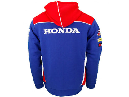 Official Honda Endurance Racing Hoodie Zip Up Sweatshirt - 16Hfl