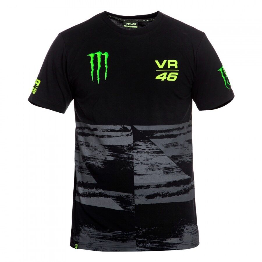 Official Valentino Rossi VR46 Monster T-Shirt Black - Momts 216704