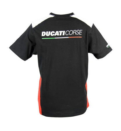 New Official Ducati Corse Black T'Shirt 14 36008
