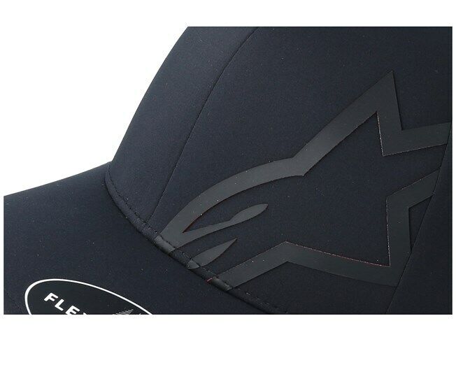 Alpinestar Corp Shift Delta Black Flexifit Baseball Cap - 1019 81102