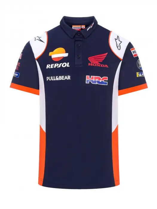 Official Repsol Honda Team Blue Polo Shirt - 19 18504