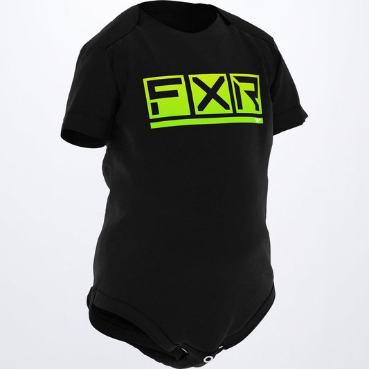 Official FXR Infant Black Podium Short Sleeve Baby Grow - 222290-1065