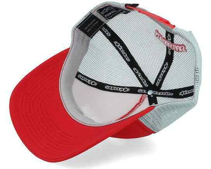 Alpinestar Lockdown Truckers Red Baseball Cap - 1210 81090