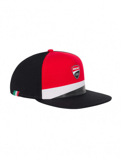 Official Ducati Corse Flat Peak Cap - 20 46006