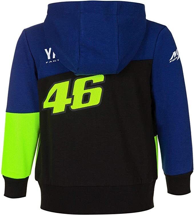 VR46 Official Valentino Rossi Dual Yamaha Kids Hoodie Fleece - Ydkfl 395909
