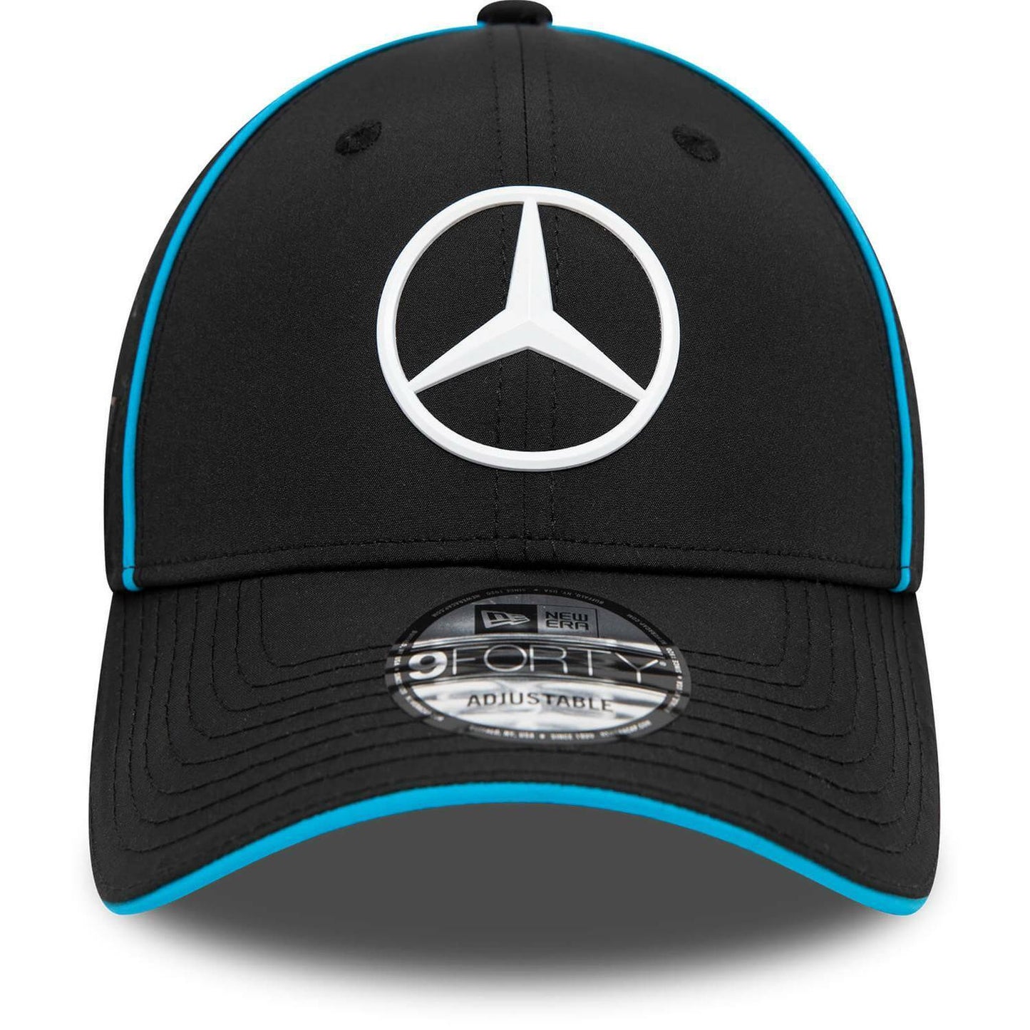 Mercedes Benz New Era Black Replica Team 9Forty Baseball Cap - 60231325