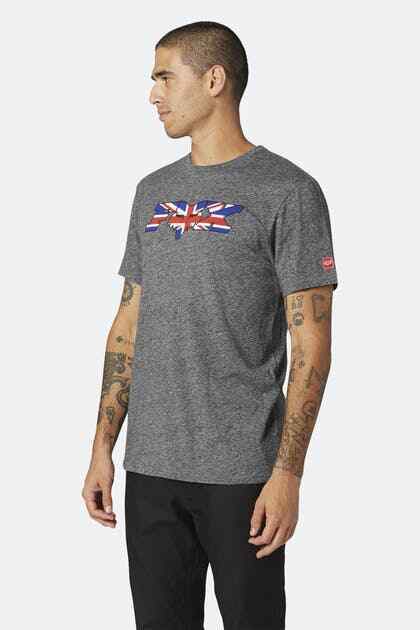 Fox Racing Uk Flag Premium T Shirt - 191972491771