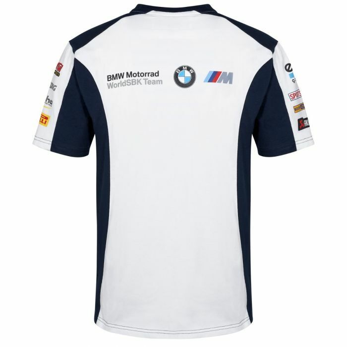 Official BMW Mottorad WSBK Team T Shirt - 19BMW-Sbk-Act-White