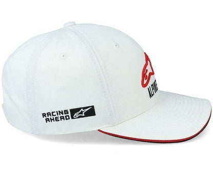 Alpinestar Oval Velo White Baseball Cap - 1230 81012