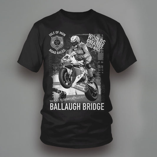 Isle Of Man Ballaugh Bridge Printed T Shirt