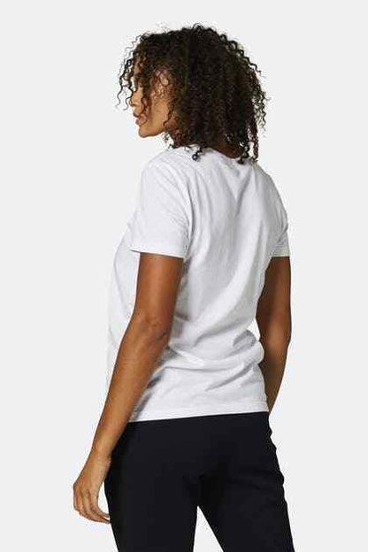 Fox Racing Womans White Centre Stage T Shirt - 27163