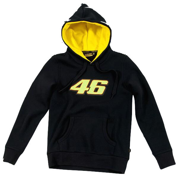 Official VR46 Womans Black Hoodie - Vrxwfl 2027 04