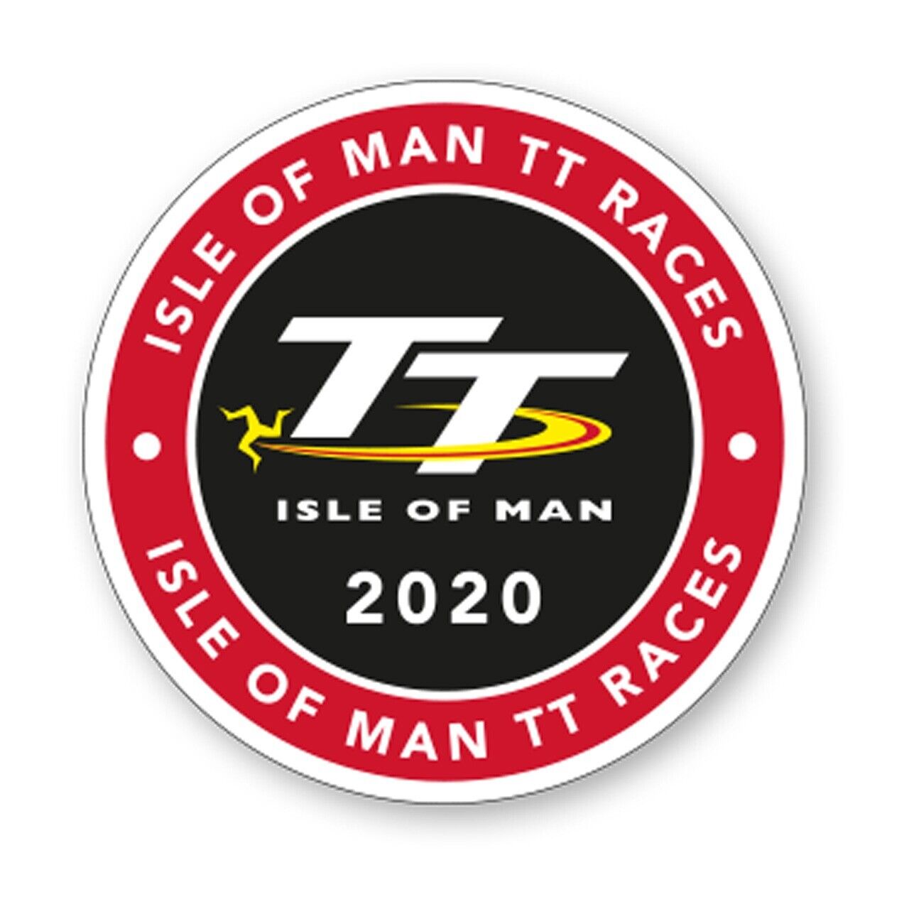 Official Isle Of Man TT 2020 Small Sticker