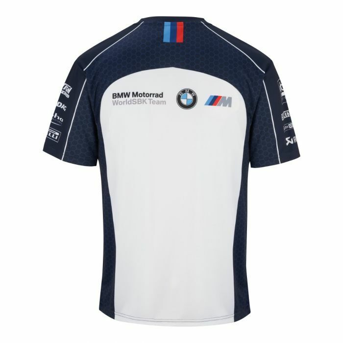 Official BMW Mottorad WSBK All Of Print T Shirt - 20BMW-Sbk-Aopt-White