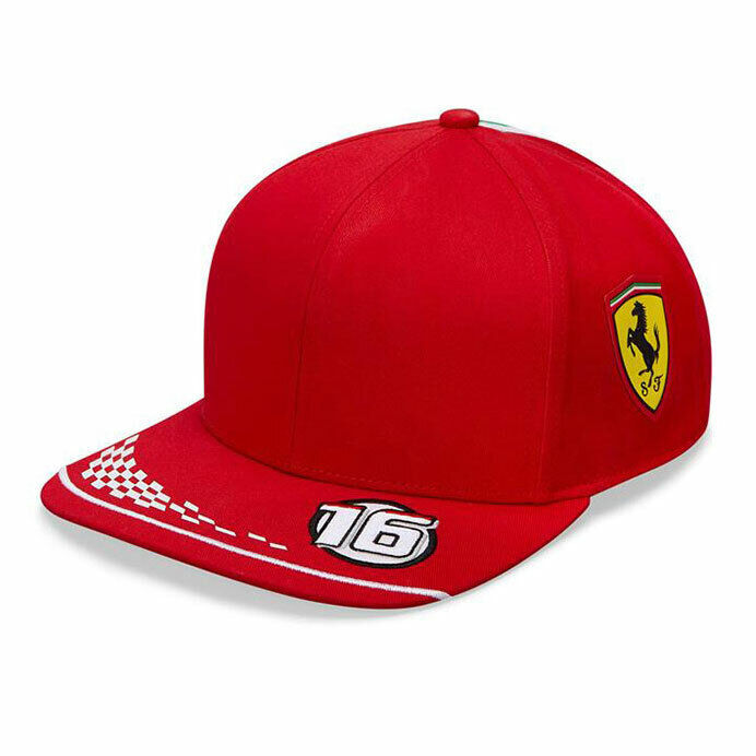 Scuderia Ferrari Charles Lecerc Flat Brim Cap - 022613 01