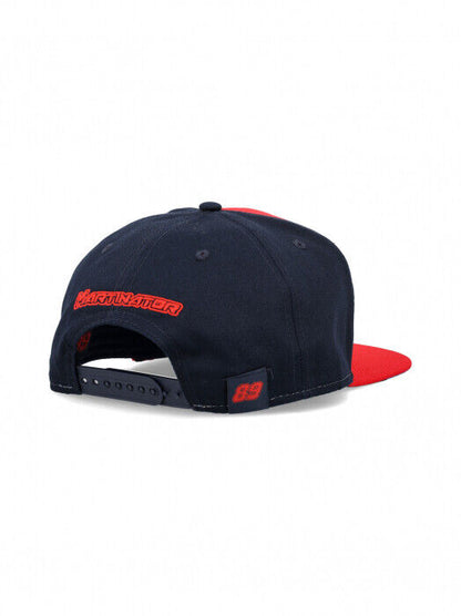 Official Jorge Martin Red & Blue Flat Peak Baseball Cap - 22 46201