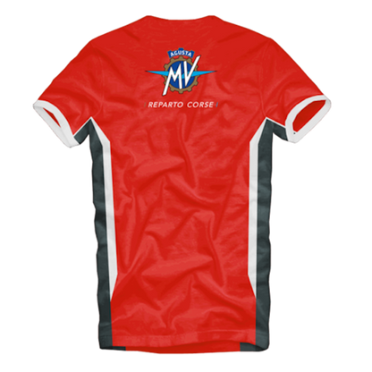 Official Mv Agusta Reparto Red T Shirt - Mv00 903000