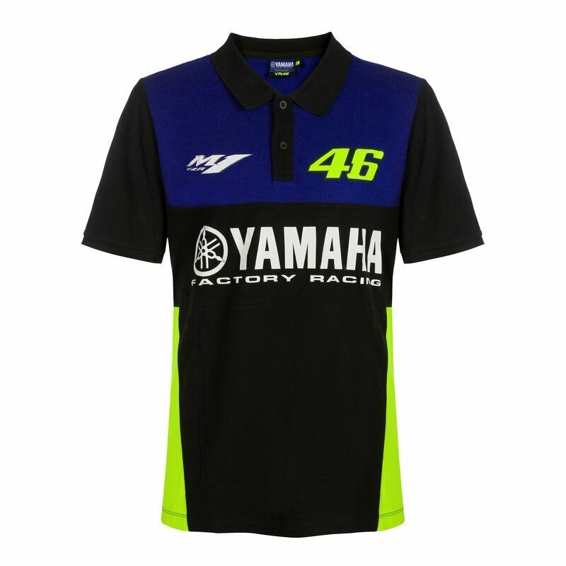 Official Valentino Rossi VR46 Dual Yamaha Mans Polo - Ydmpo362109