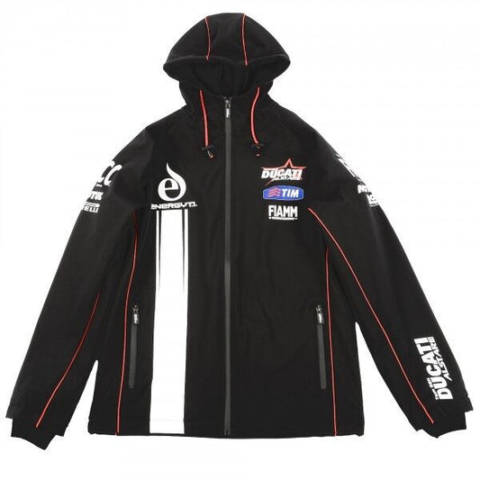 New Official Team Alstare Ducati Black Softshell Coat