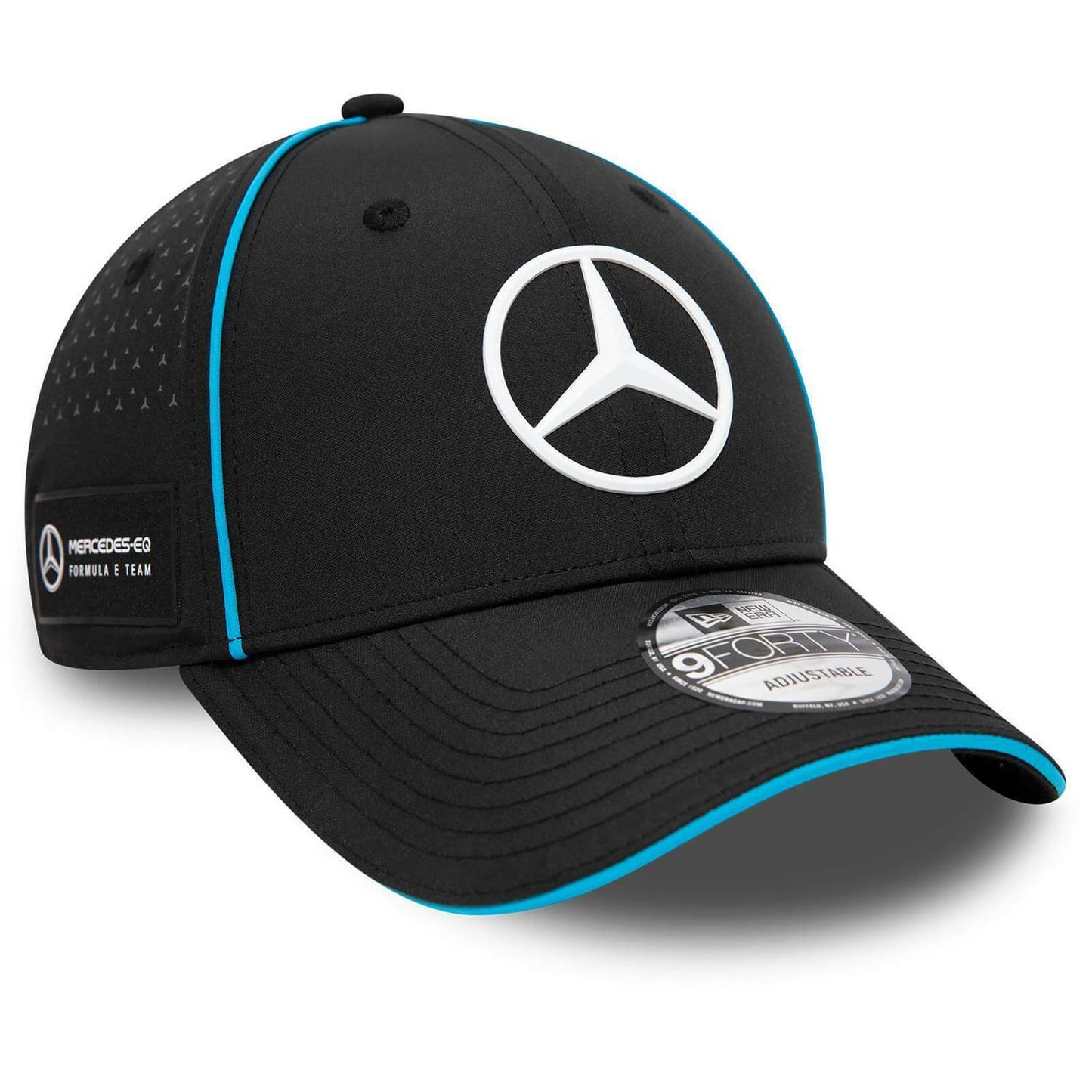 Mercedes Benz New Era Black Replica Team 9Forty Baseball Cap - 60231325
