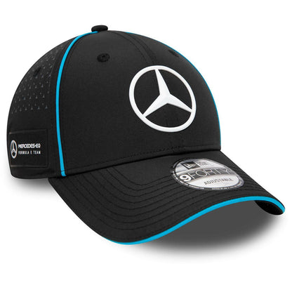 Mercedes Benz New Era Black Replica Team 9Forty Baseball Cap - 60231325