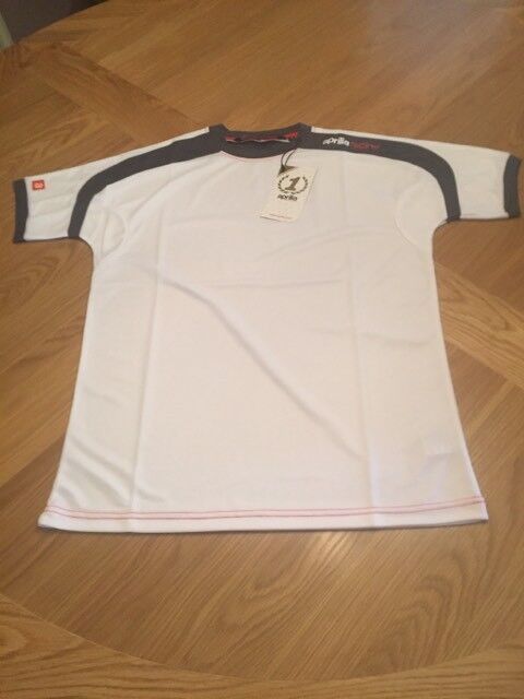 Official Aprilia Rsv4 White T-Shirt - A3Tsxxpoam