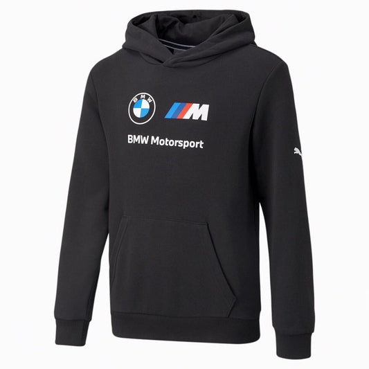 BMW Msport Black Essentials Logo Hoodie - 533399 01