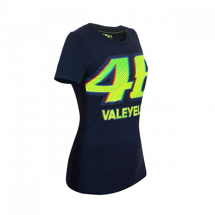 VR46 Official Valentino Rossi Navy Womans T'Shirt - Vrwts 260902