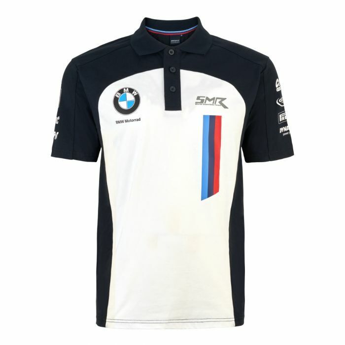 Official BMW Mottorad WSBK Team Polo Shirt - 20BMW-Sbk-Ap White