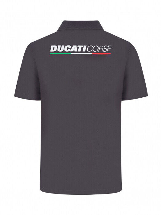 Official Ducati Corse Grey Polo Shirt - 20 16001